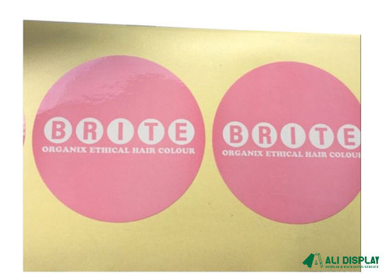 etiquetas de empaquetado cosméticas autas-adhesivo del papel de etiqueta de 50m m PSD CMYK
