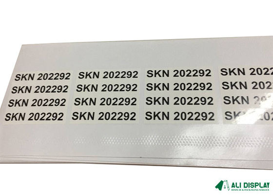 Etiquetas engomadas adhesivas brillantes adhesivas del círculo de la etiqueta autoadhesiva CMYK de los CDR rectángulo