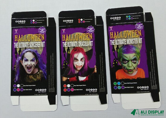 La caja de regalo del maquillaje de la cartulina para los productos disponibles del día de fiesta imprimió las cajas de empaquetado